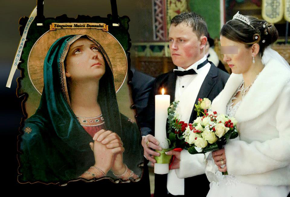 Ghita a avut emotii la biserica, el fiind mereu serios