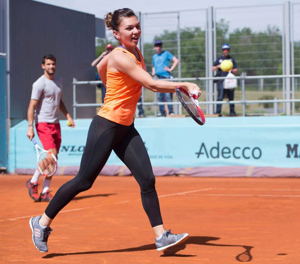 Simona spune ca e pregatita pentru duelul cu Sharapova