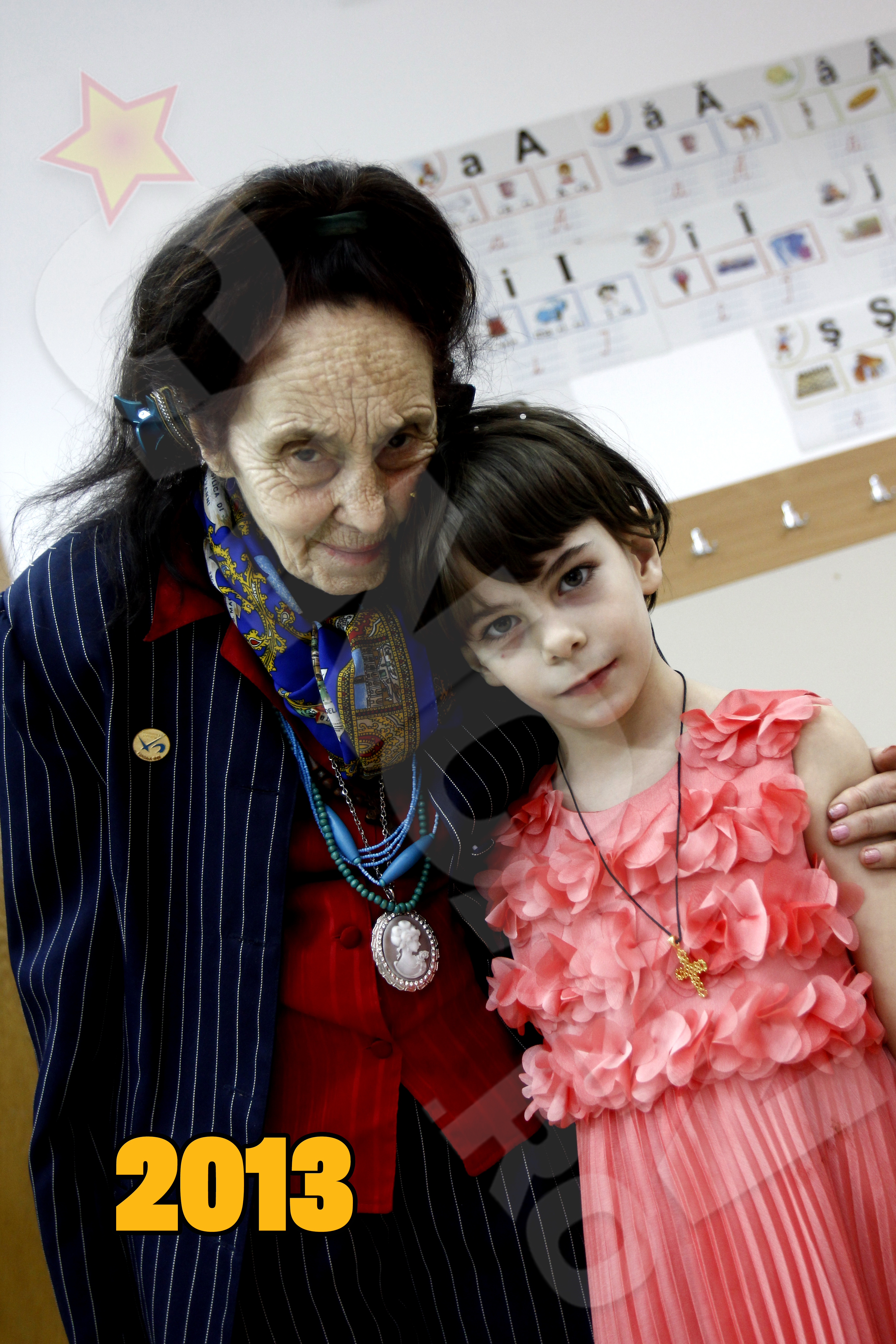 Adriana Iliescu si fiica ei