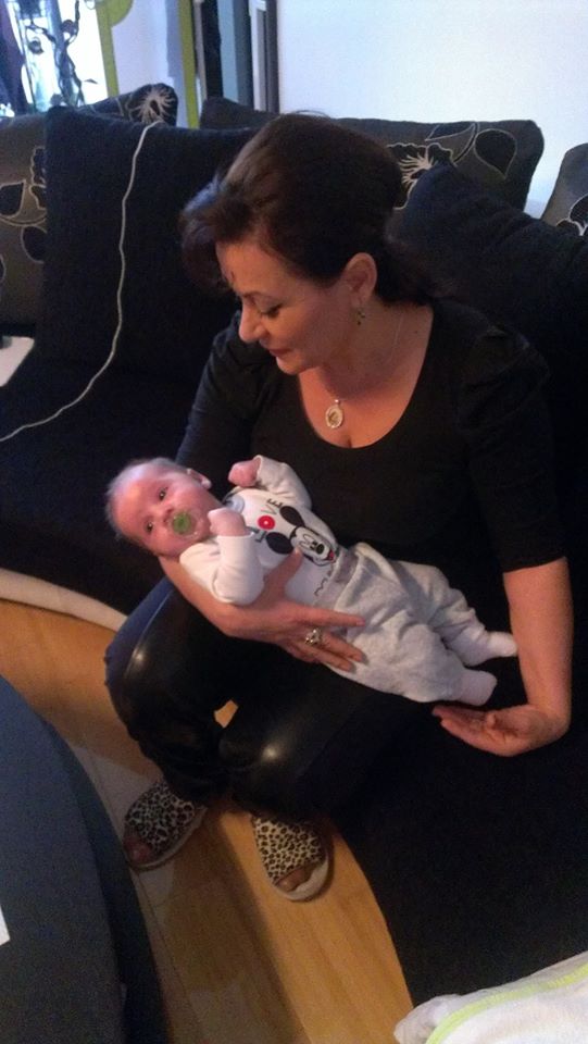 Maria Ghinea si nepotelul ei, Patrick