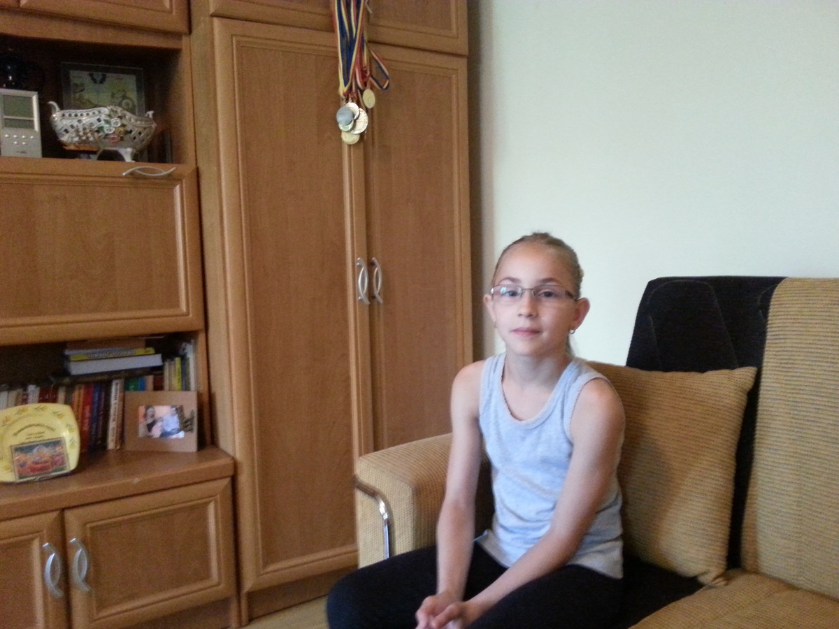 Andreea a reusit performnate extraordinare in doar un an de gimnastica aerobica