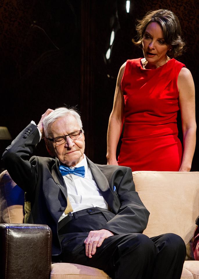 Radu Beligan alaturi de singurul copil care i-a calcat pe urme, Lamia Beligan