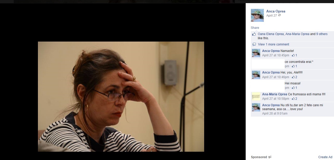 Anca Oprea se mandreste cu fiicele sale