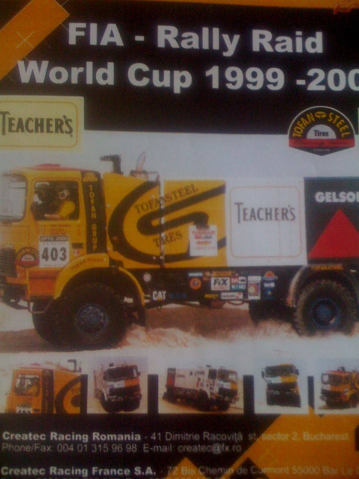 Elvetianul a fost chiar si la un campionat mondial cu camioane