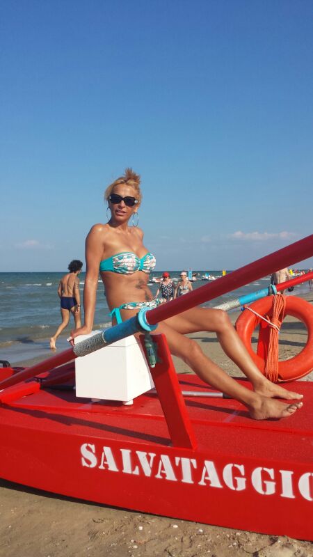 Felicia a fost confundata cu un salvamar