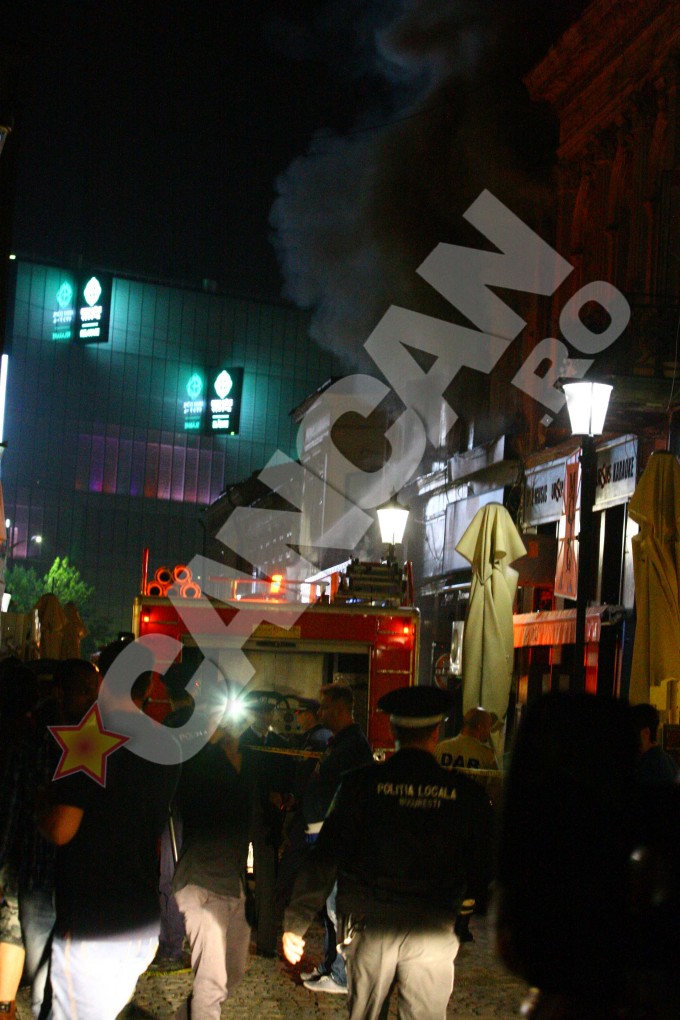 Cancan.ro a publicat la acea data imagini de la locul incendiului