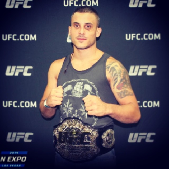 Filip Ciomu dupa calificarile pentru gala de UFC din decemrbie