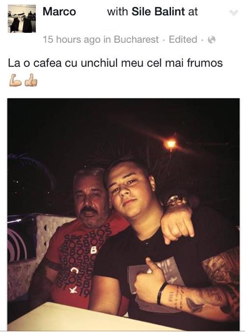 Marco alaturi de unchiul sau, Sile Balint