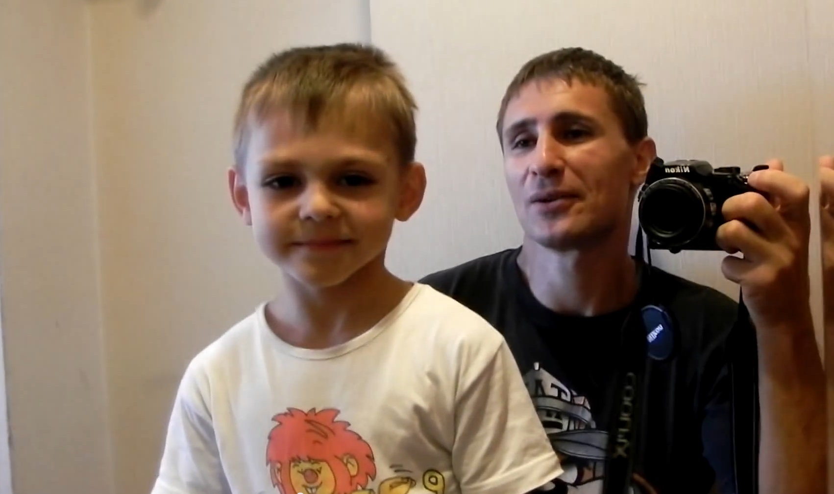 Iulian Stroe alaturi de fiul sau Giuliano