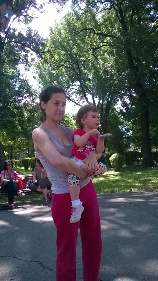 Ilinca Anghel alaturi de mama ei