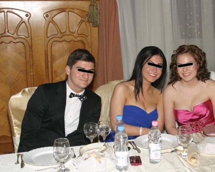 Dorin (stanga) si Olivia (centru) urmeaza sa se casatoreasca