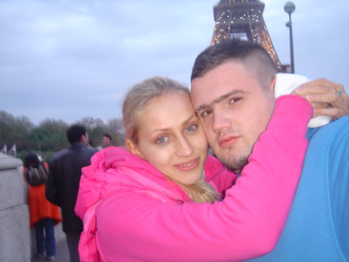 Lupatatorul de Sambo alaturi de sotia sa imediat dupa nunta