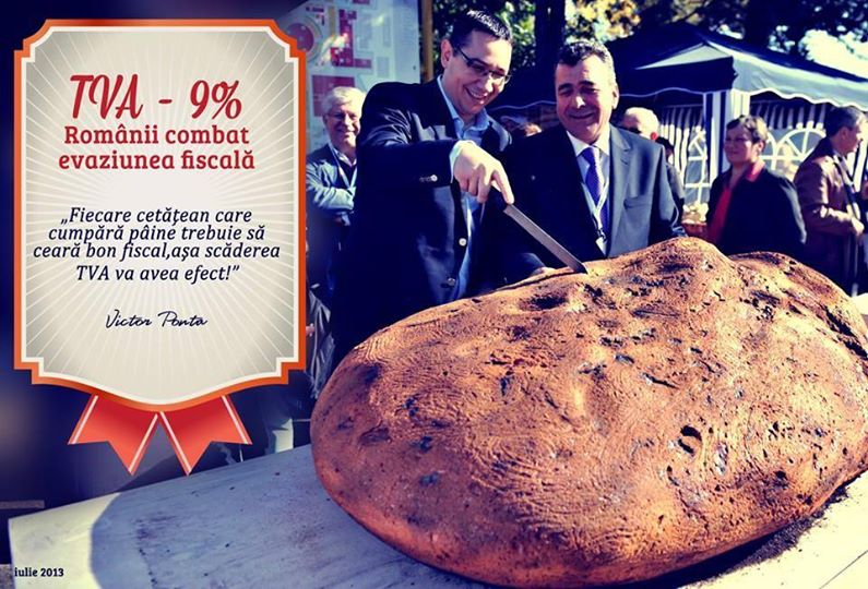 Masura reducerii TVA la paine va fi mentinuta