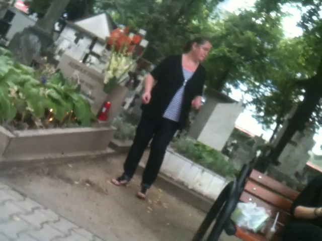 Carmen Paunescu a venit sa aprinda o lumanare la capataiul marelui artist