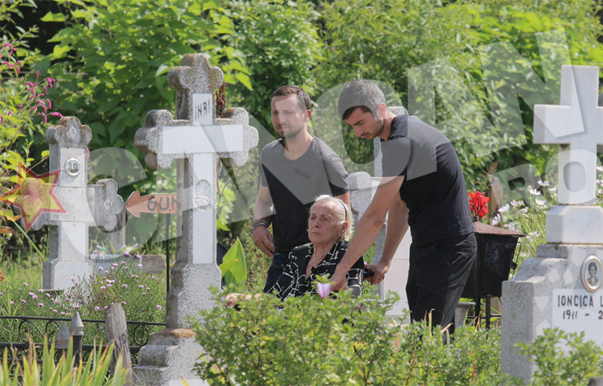 Dani Otil a fost tot timpul alaturi de familia indurerata