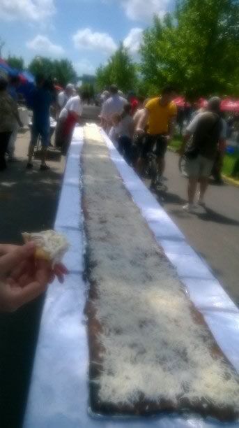 Placinta va avea circa o tona