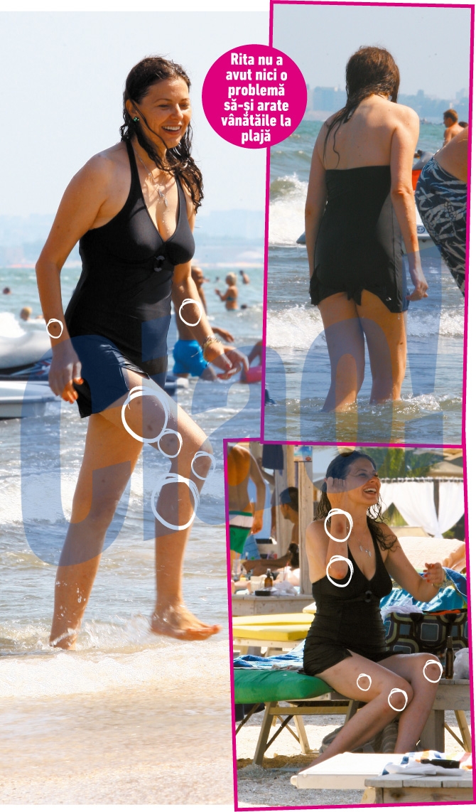 Paparazzi CIAO au reusit sa surprinda imagini incredibile cu Rita Muresan