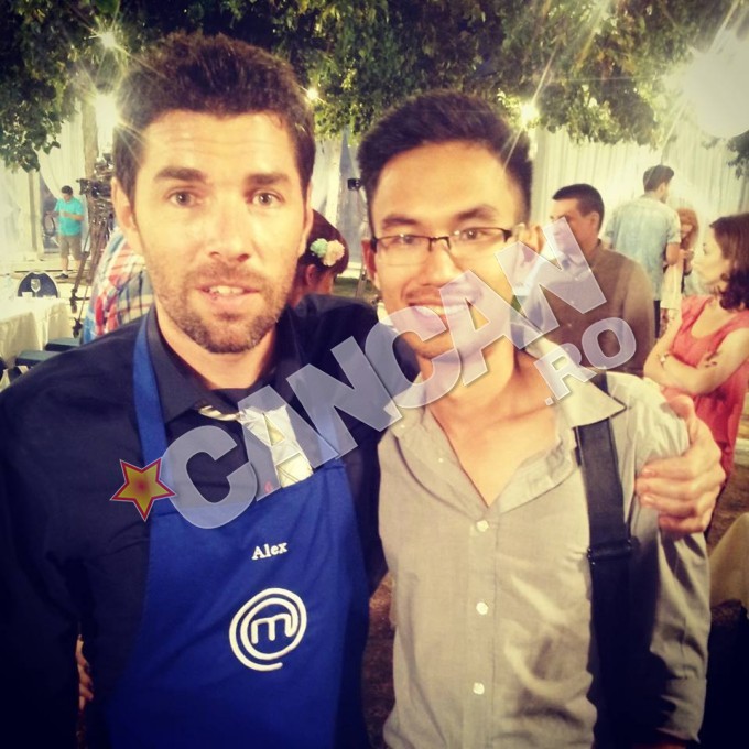 Nini alaturi de un alt concurent la MasterChef, Alex Dima