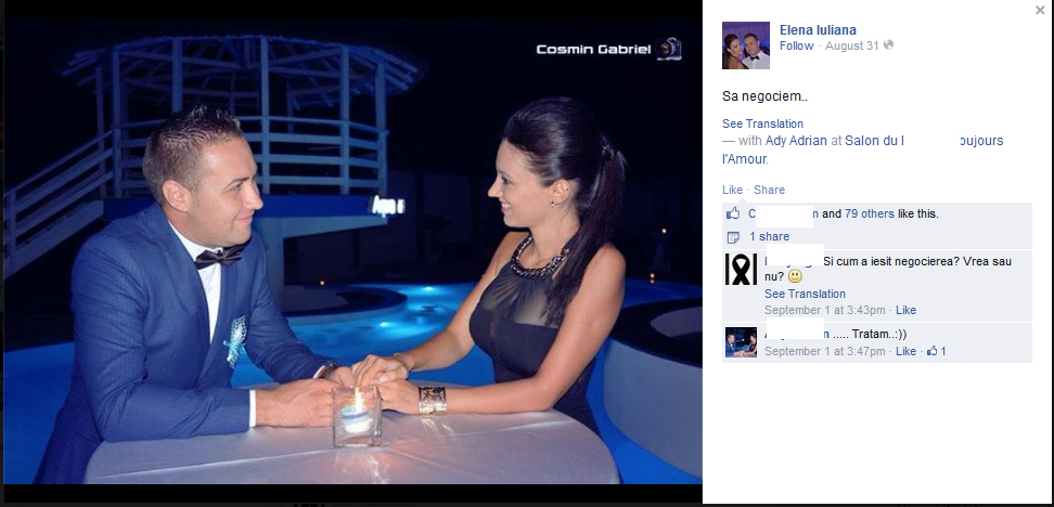 Ady tocmai isi ceruse iubita de sotie