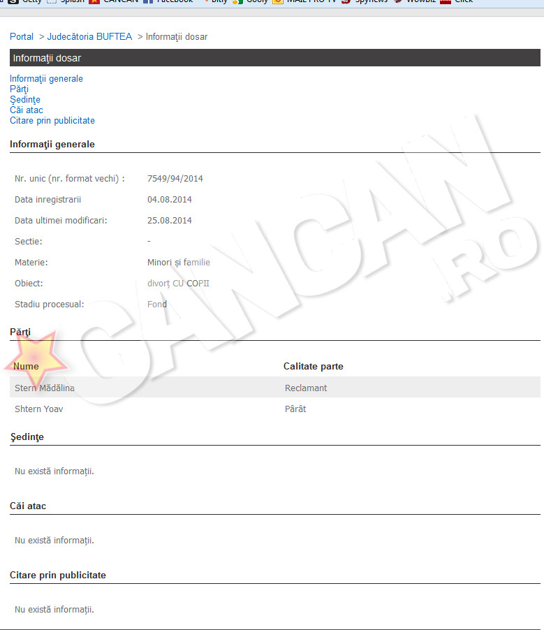 Oana a fost cea care a depus actele de divort