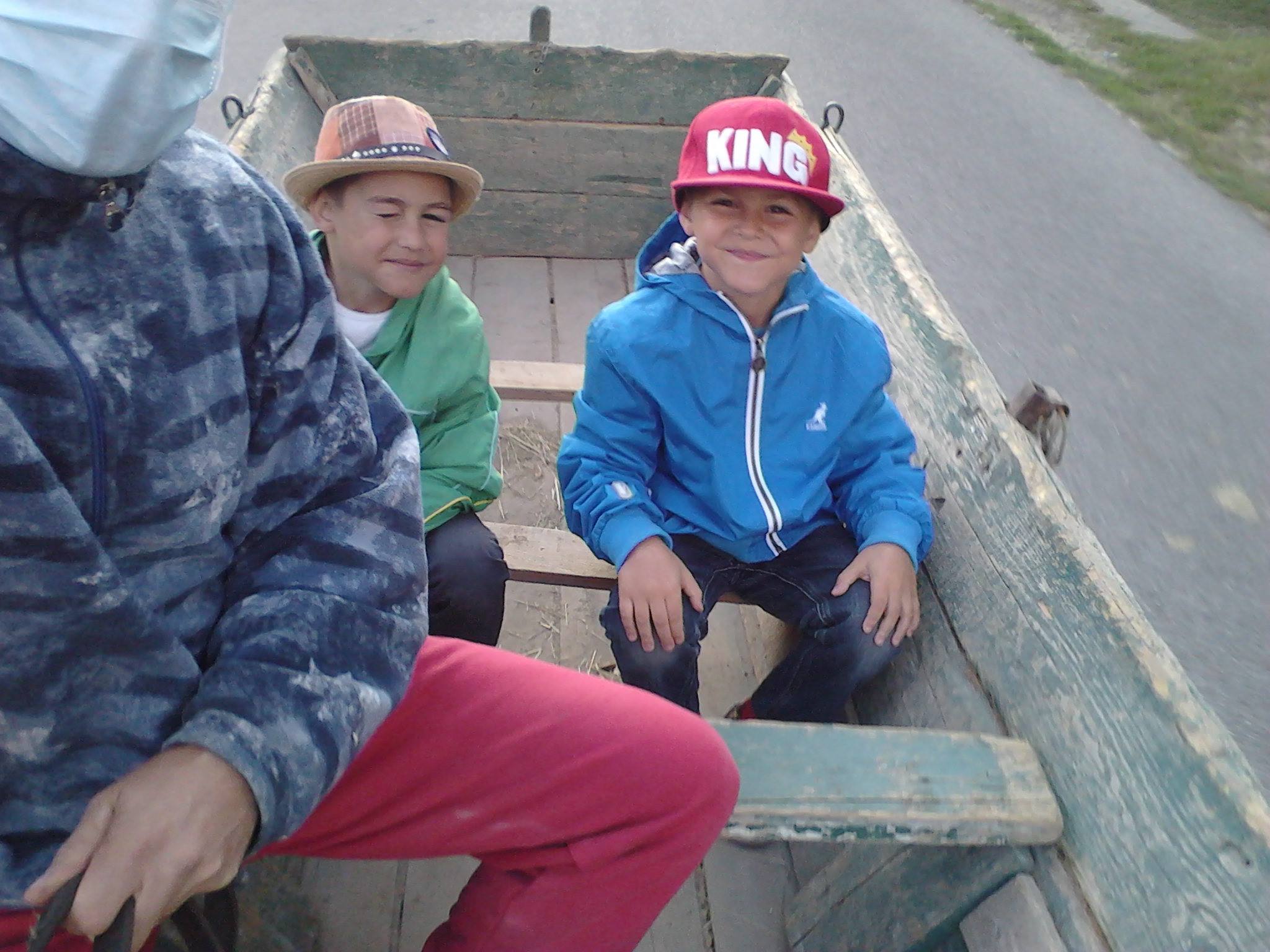 Claudio si Giuliano s-au bucurat din plin de tura prin oras