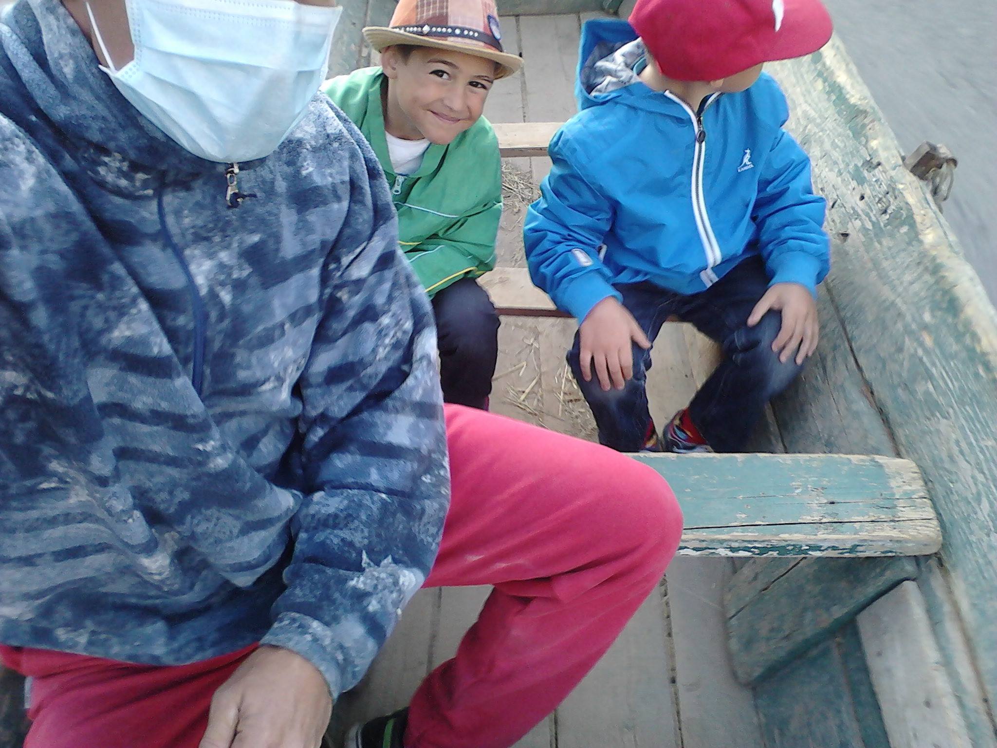 Cei doi s-au pregatit din greu pentru prima zi de scoala