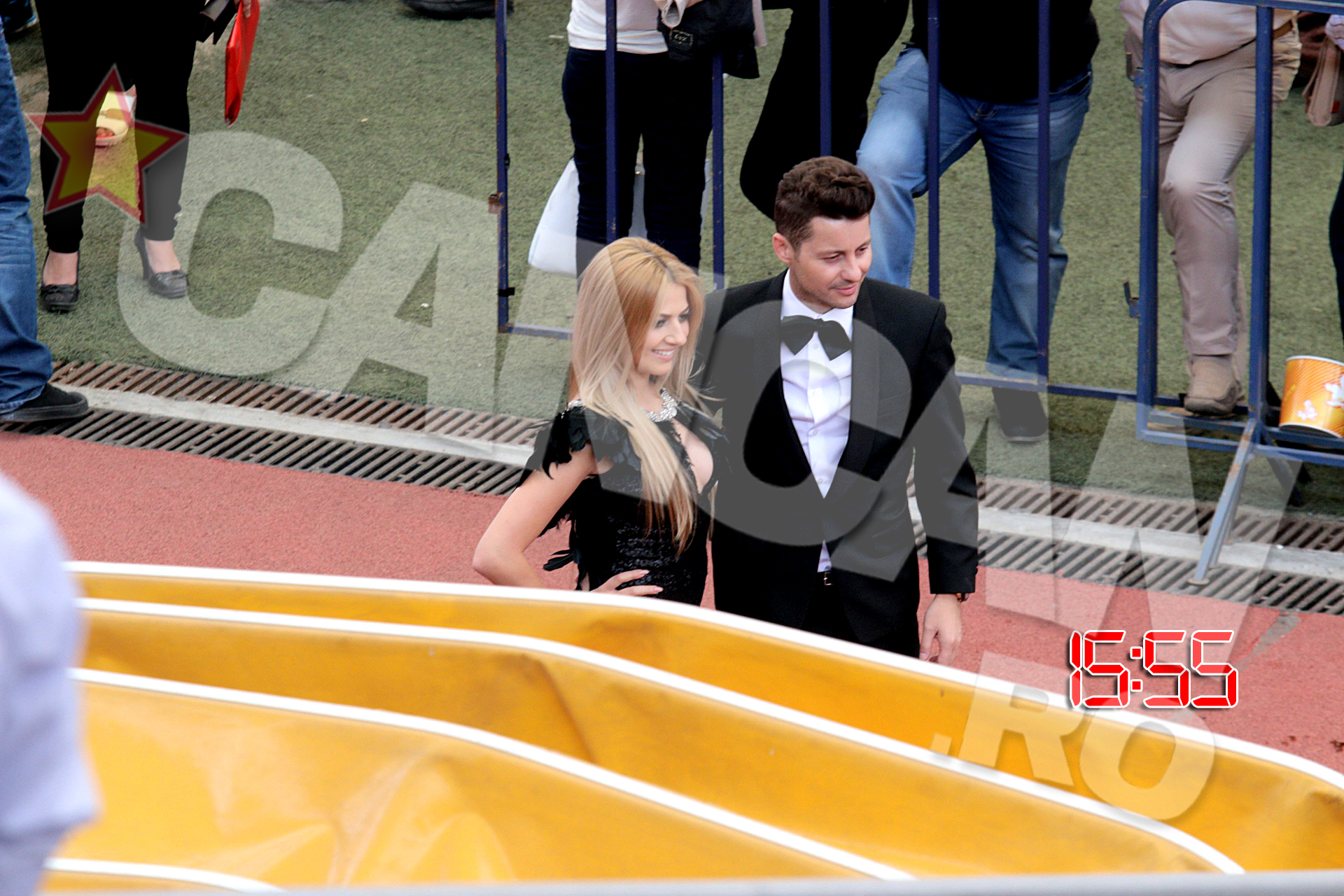 Adrian Sana si Lidia Buble au ajuns la Stadionul National