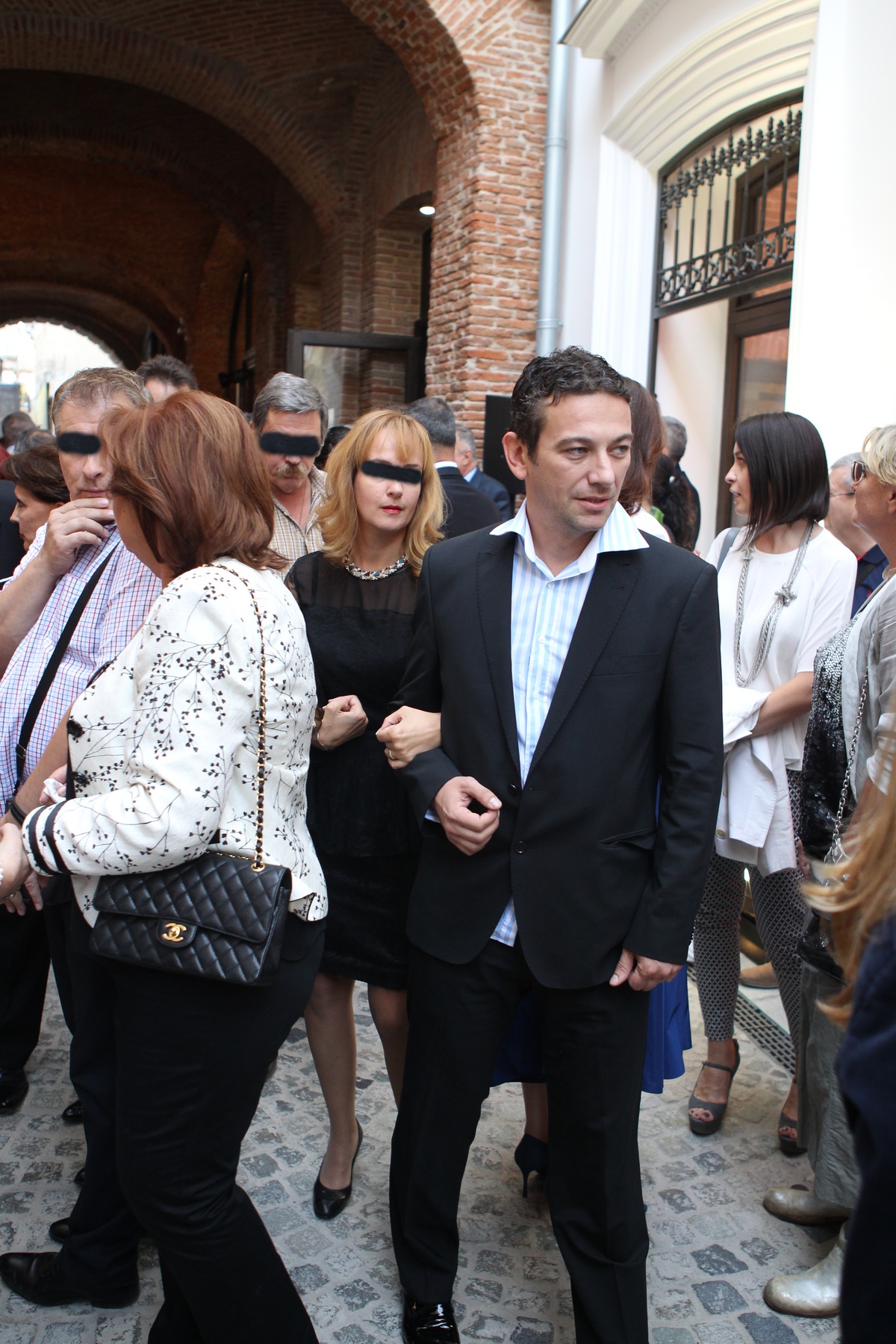 Medicul a venit insotit la eveniment alaturi de sotia sa, Diana Zamfir