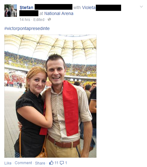 Peste cateva de sute de check-in-uri au fost date de la Arena Nationala