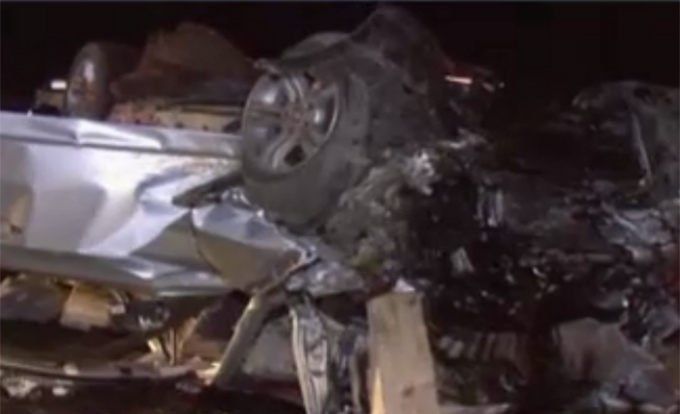 Asa arata acum autoturismele care s-au ciocnit pe DN1 in urma cu putin timp