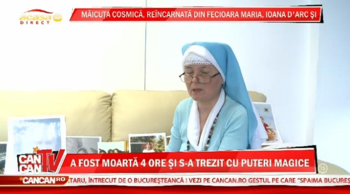 Maicuta Cosmica ne-a povestit ca se afla in timpul unei exorcizari cand era sa moara