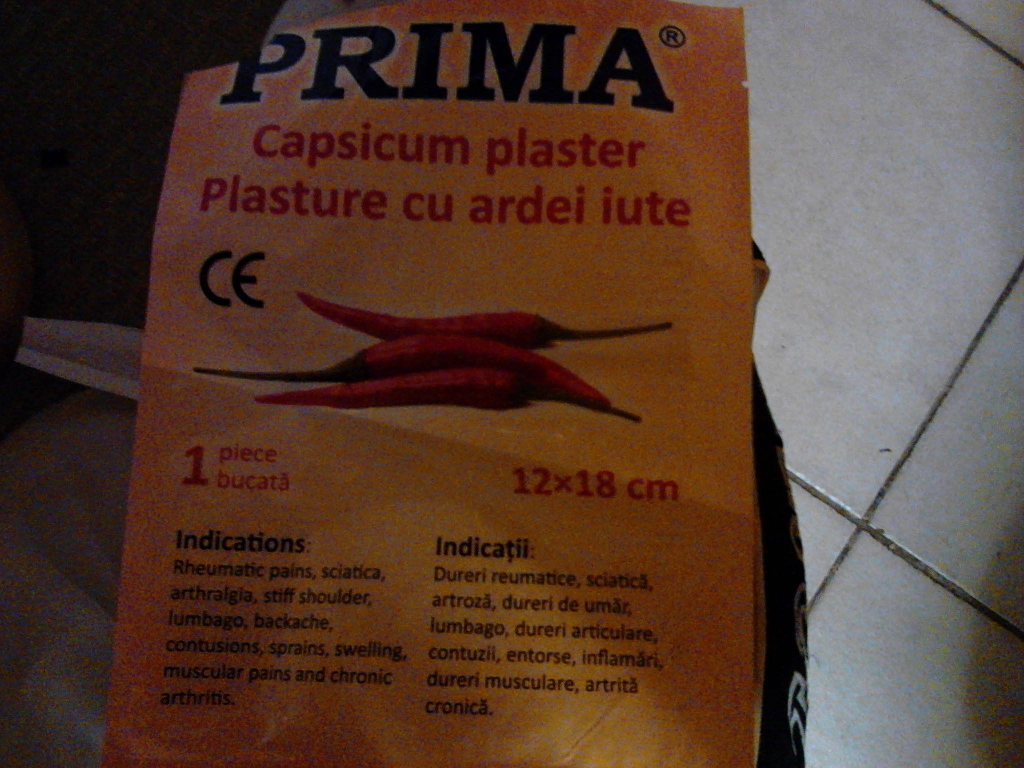 Se reface cu plasturi cu ardei iute