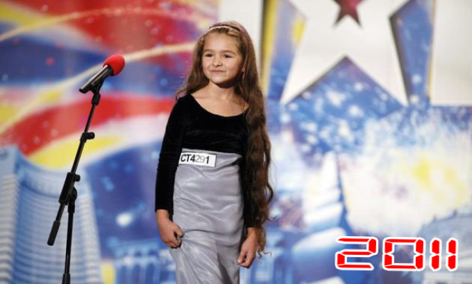 Cand a participat la Romanii au Talent micuta nu implinise nici opt ani