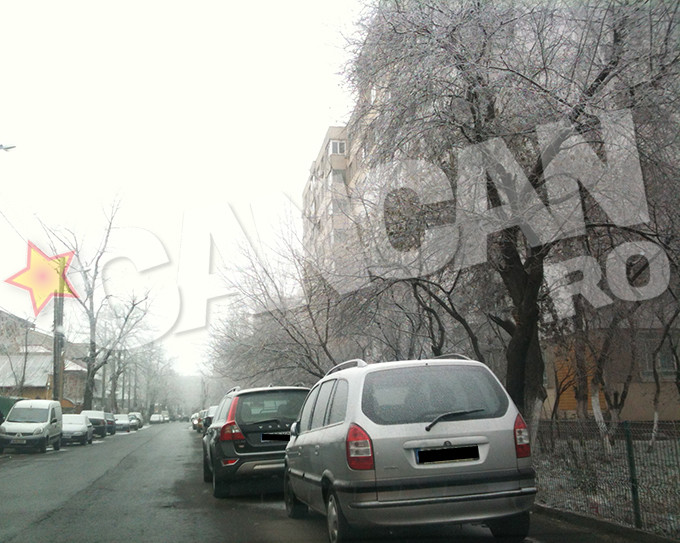 In Bucuresti a inceput sa ninga pentru prima data in iarna asta sambata dimineata