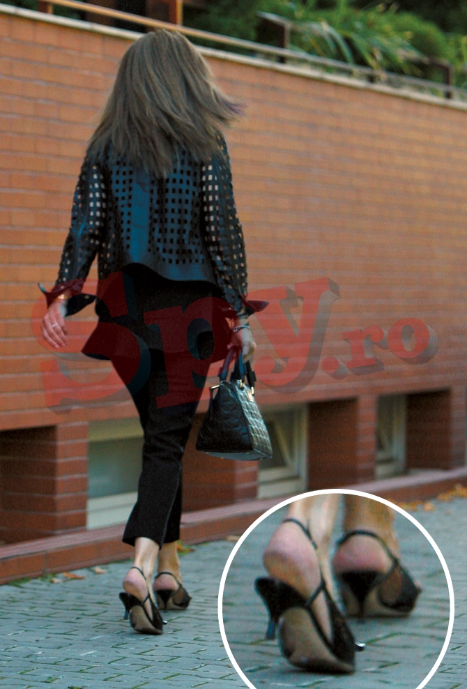 Fosta sotie a lui Adrian Iovan a fost surprinsa cu calcaiul murdar