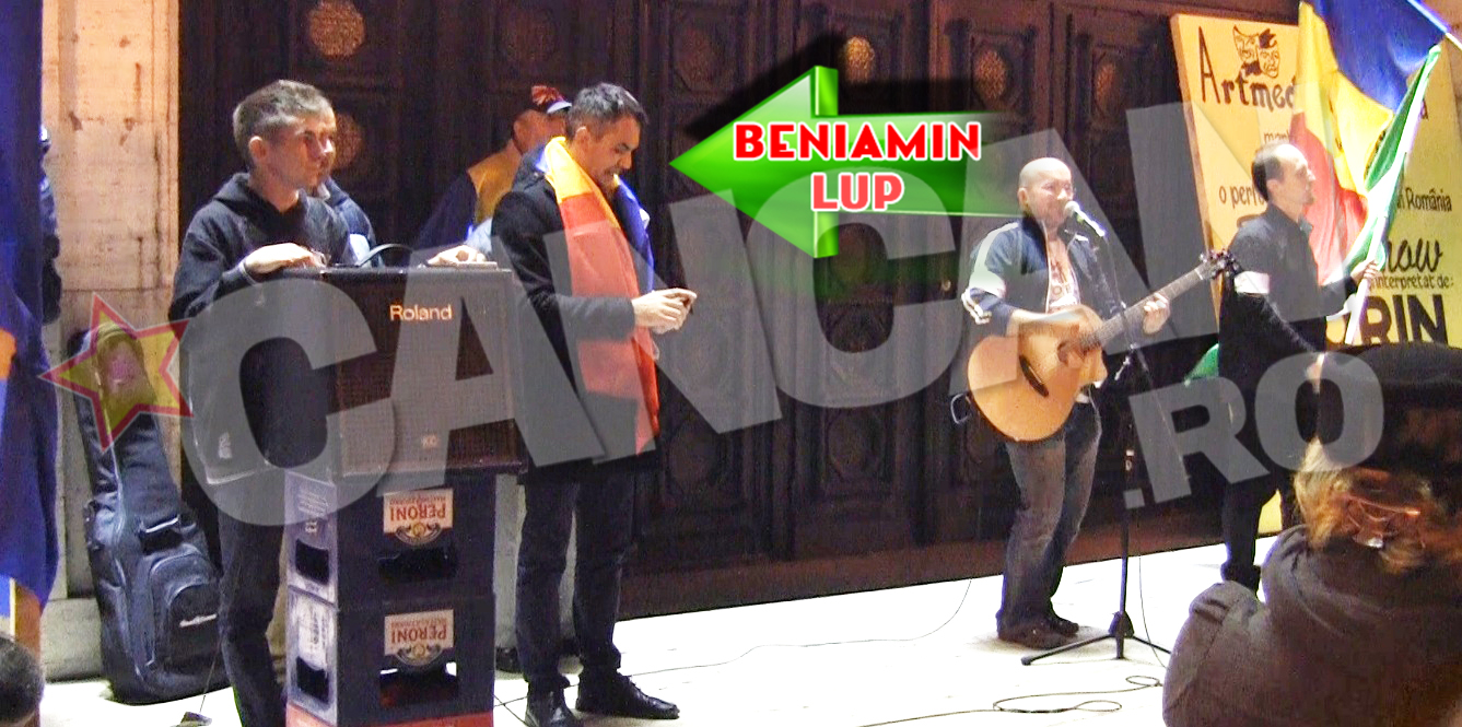 Beniamin Lup, sustinatorul lui Iohannis, a fost organizatorul protestului