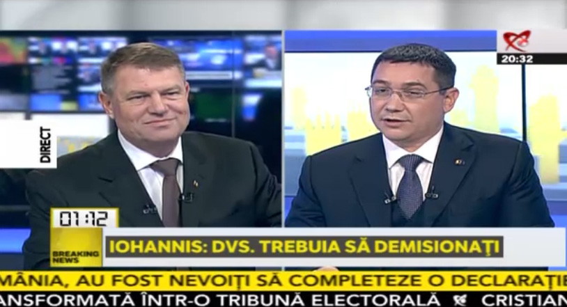Ponta si Iohannis