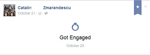 Catalin si-a schimbat starea civila pe facebook