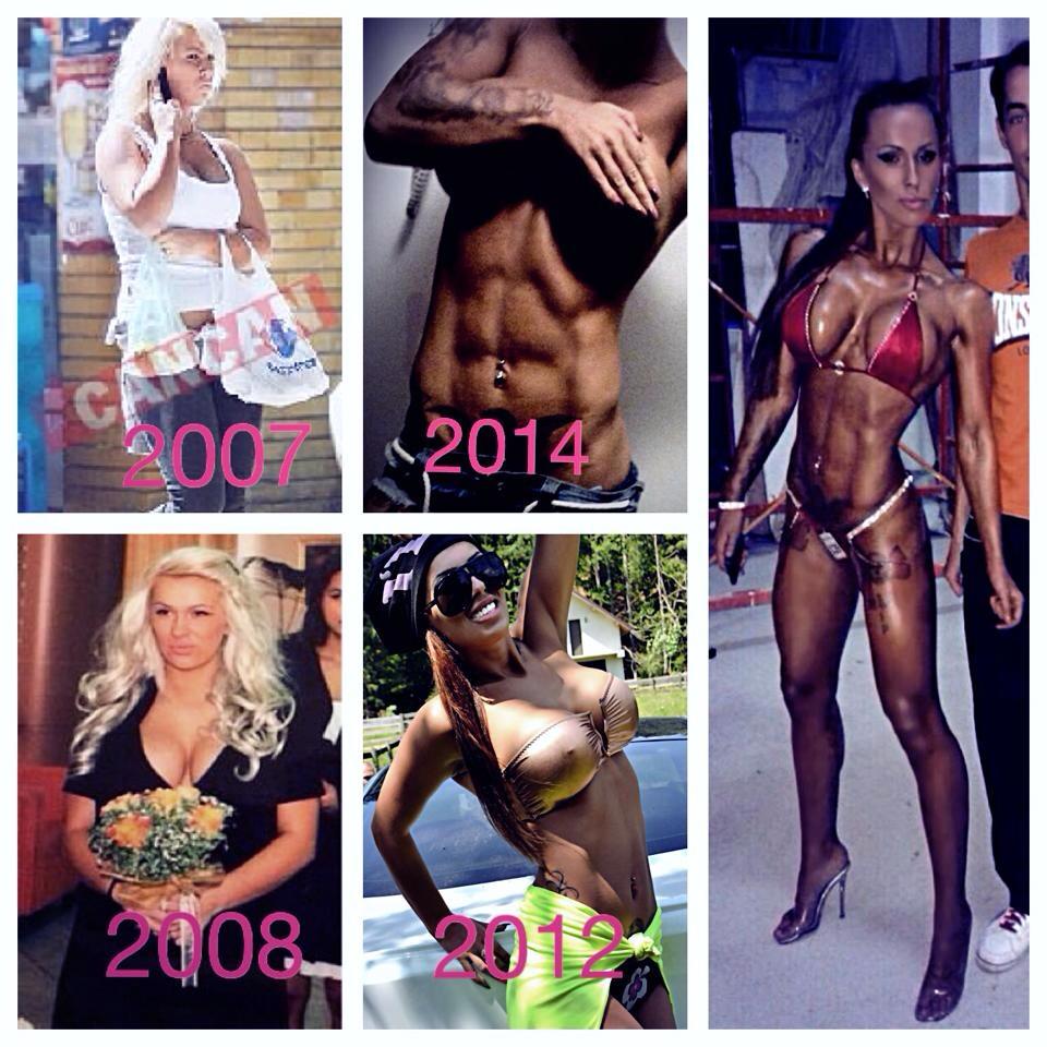 Tanara are la activ deja mai multe concursuri de fitness, iar corpul ei pare sculpat