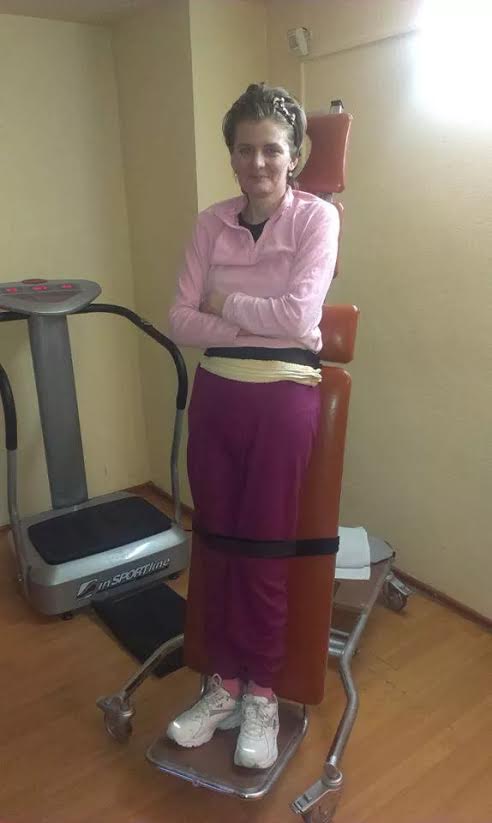 Anamaria German lupta din greu ca sa poata merge din nou