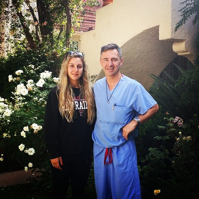 Alexander alaturi de fiica sa