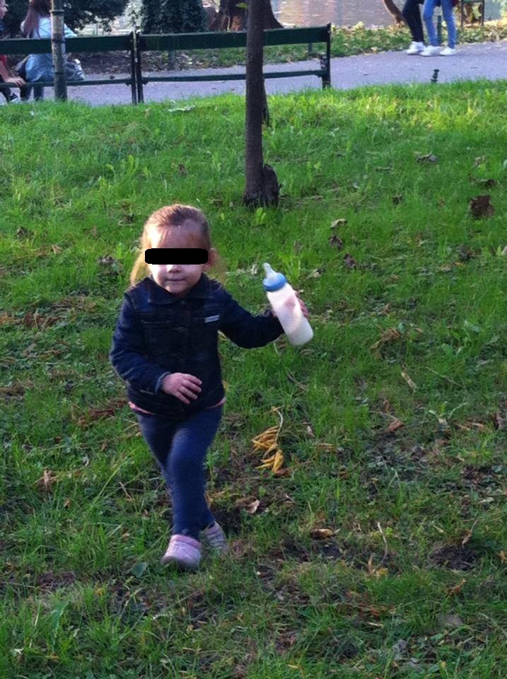 Ana in parcul Cismigiu