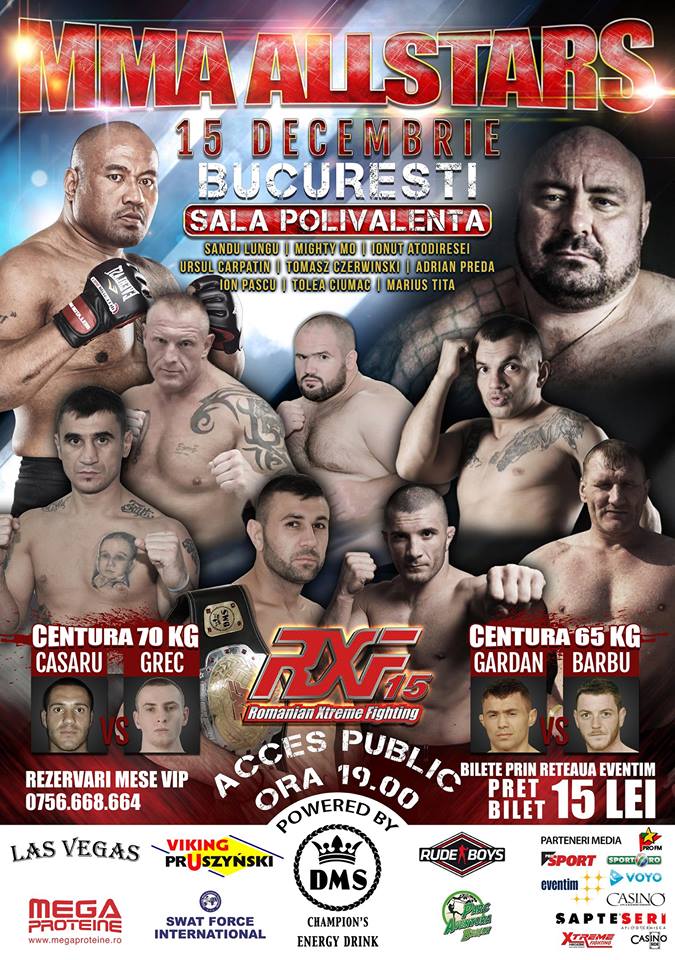 Ionut va lupta pe 15 decembrie in gala de MMA organizata de Sebastian Vieru, RXF