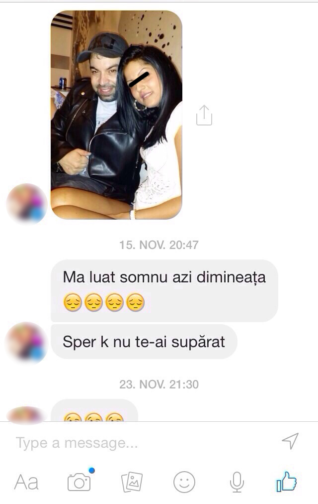 Alina i-a scris cantaretului a doua zi dupa concertul sustinut in Viena