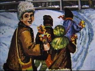 Copiii pleaca cu Sorcova in prima zi a anului