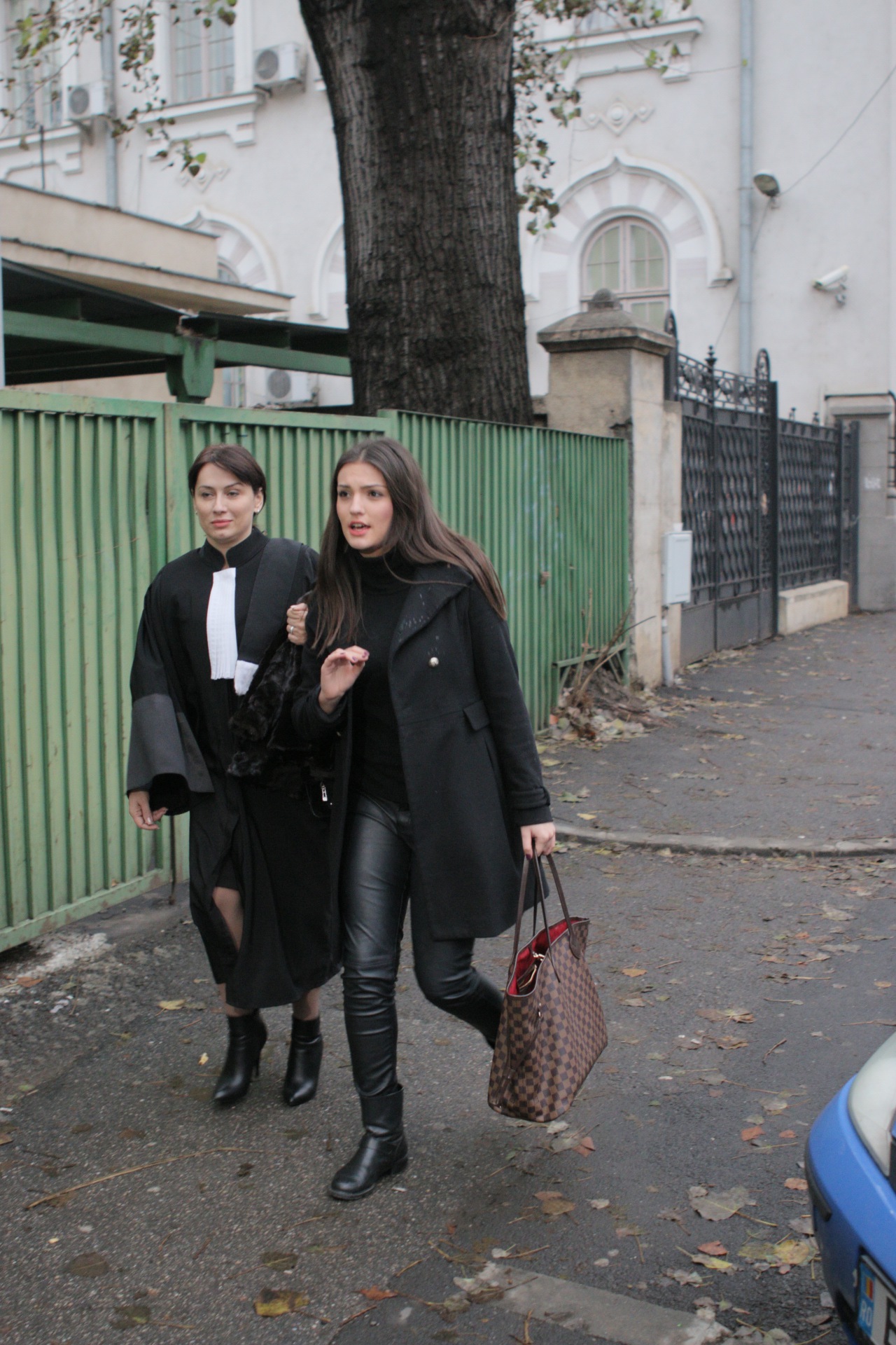 Diana s-a grabit sa ajunga la masina