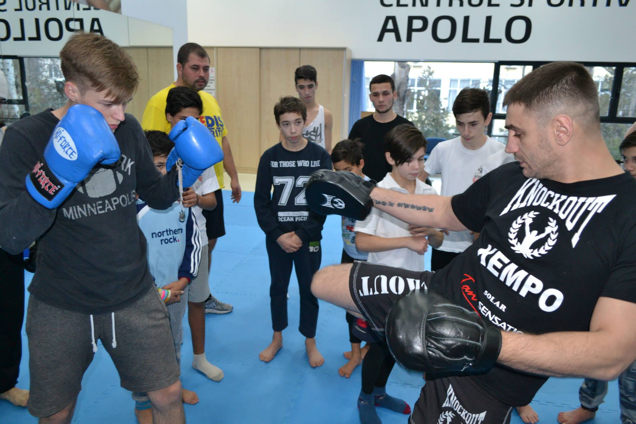 Marius Tita, un luptator de MMA cu greutate, a tinut primul antrenament la Asociatia Gladiator