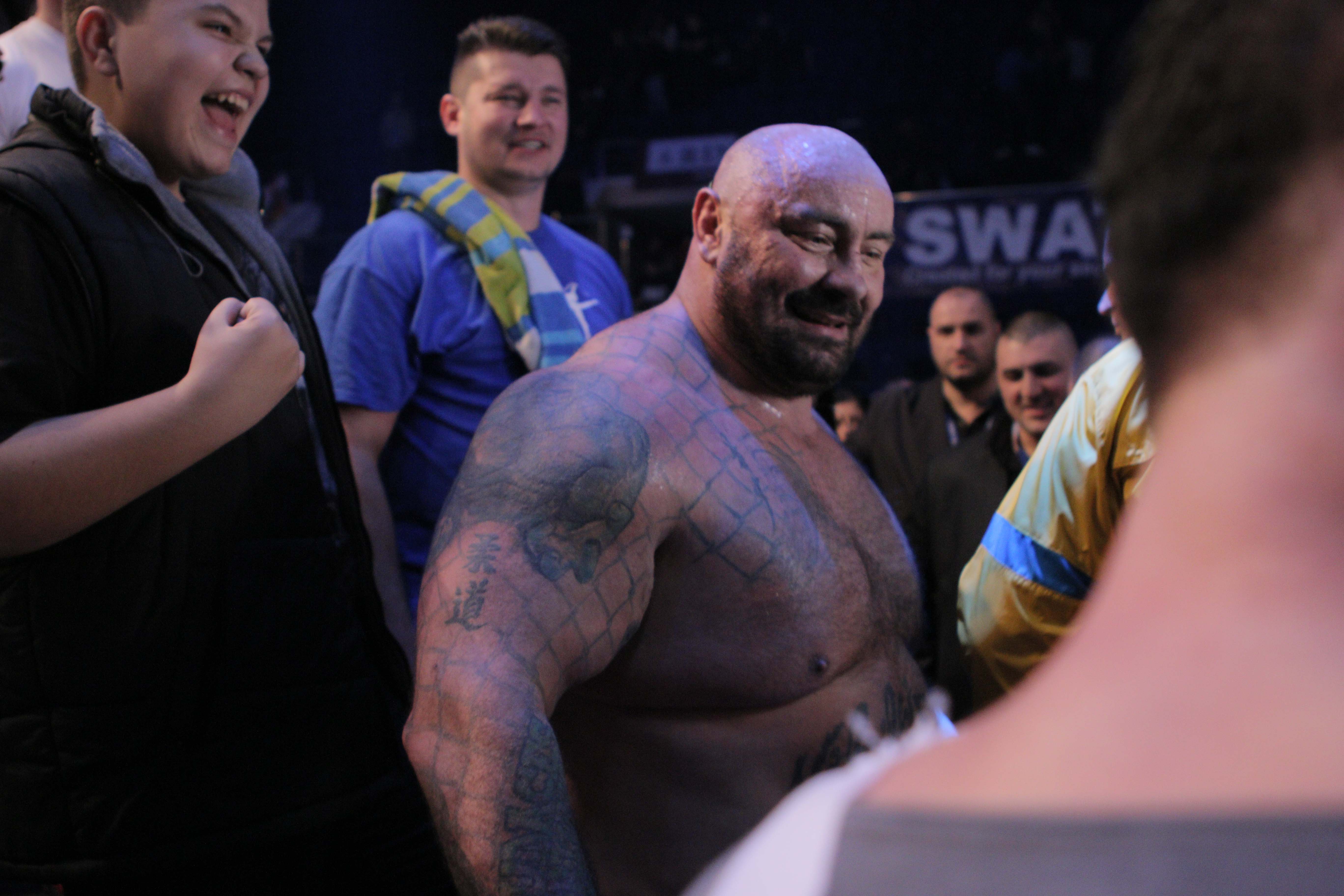 Sandu Lungu se bucara de victoria obtinuta