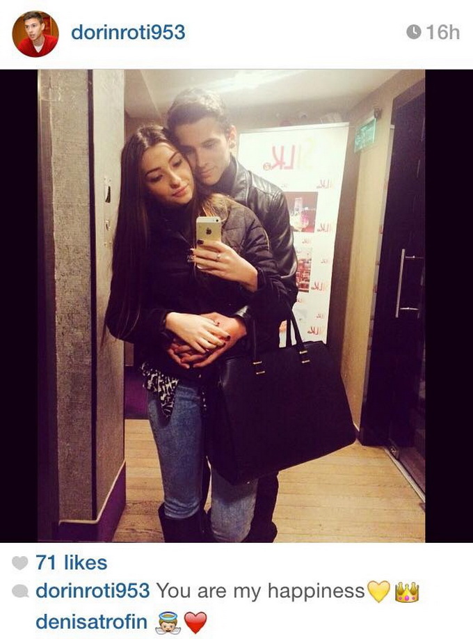 Rotariu si Denisa Trofin, pe vremea in care fotbalistul prefera marcajul om la om