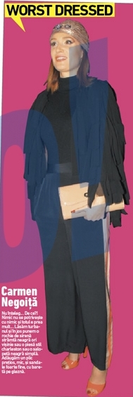 Carmen Negoita a ajuns la rubrica prost imbracate